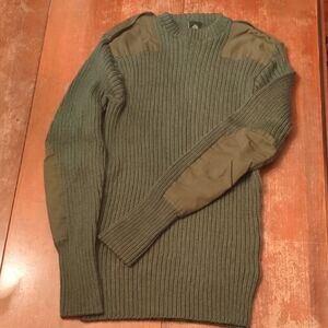 Vintage Remploy British Military 100% Wool Sweater